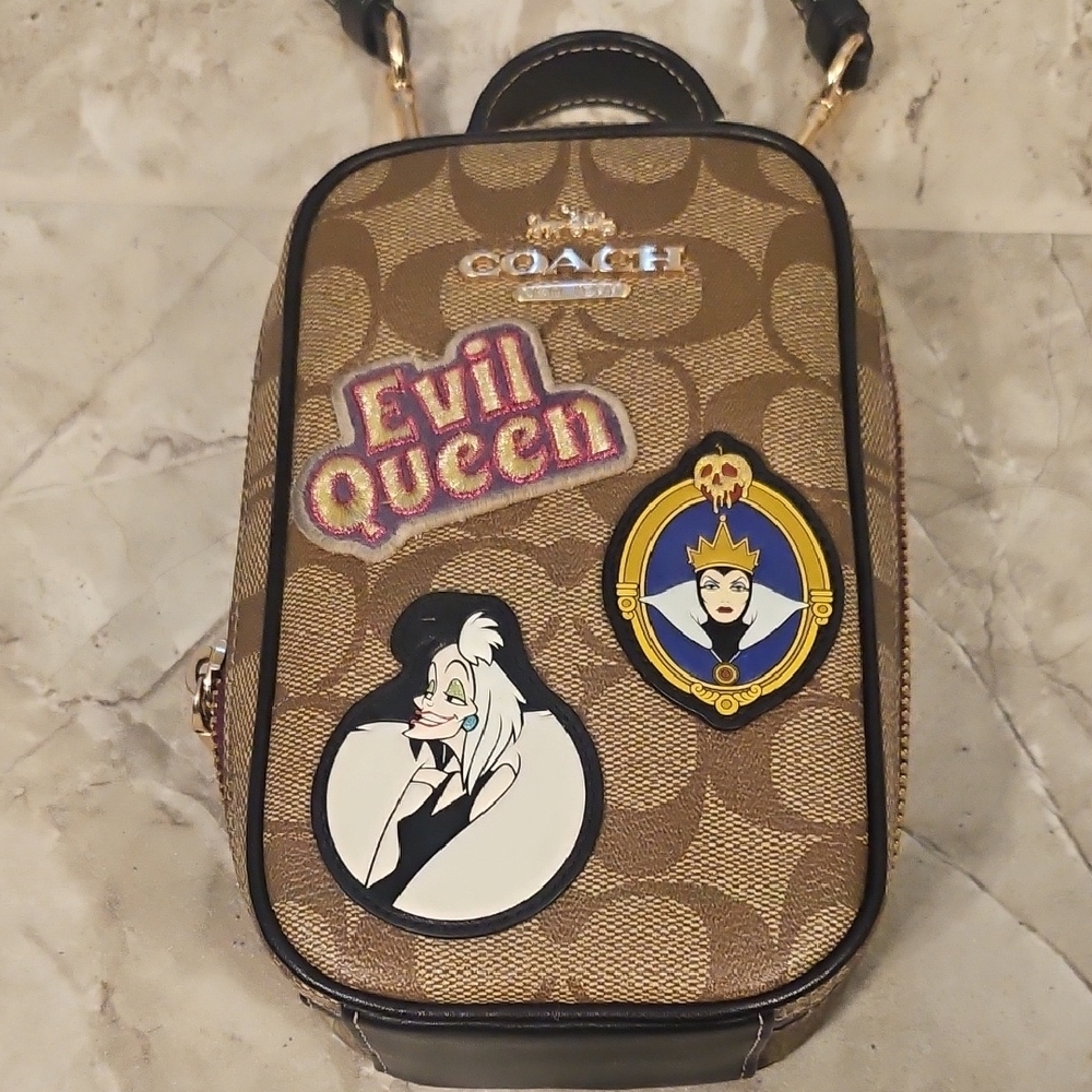 Coach Evil Queen Tan Crossbody Bag